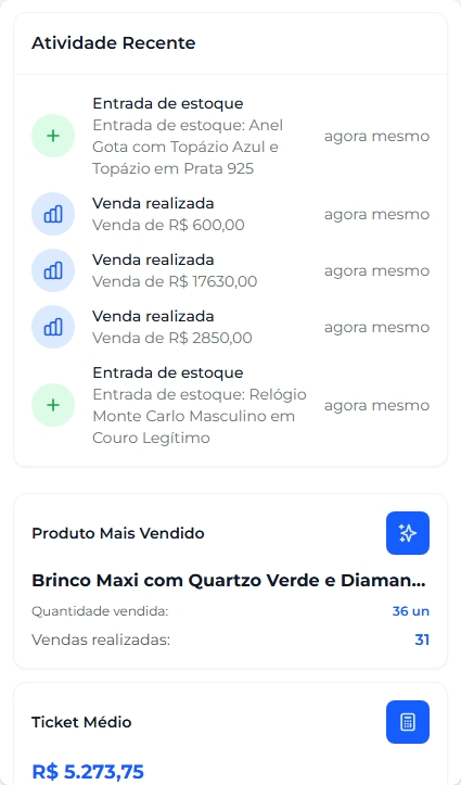 Interface mobile do sistema